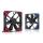 Noctua NF-S12A PWM chromax 120mm NF-S12A PWM CH.BK.S - 390262 - zdjęcie 2
